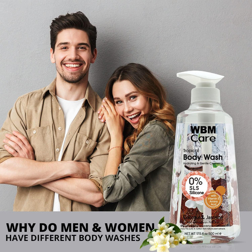 Gel De Ducha De Cuidado De La Piel De Wbm Care, Para Todos Y