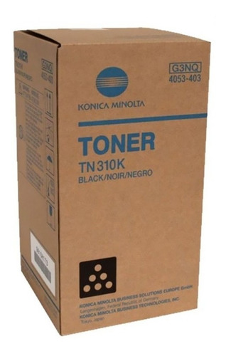 Tn-310 K Konica Minolta C450-c350-cf2203-c351 Tóner Negro