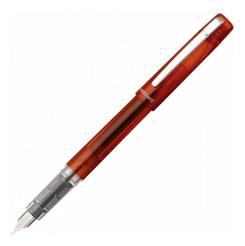 Caneta Tinteiro Platinum Prefounte 03f Vermillion Orange