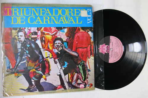 Vinyl Vinilo Lp Acetato Triunfadores De Carnaval Cumbia Vol2