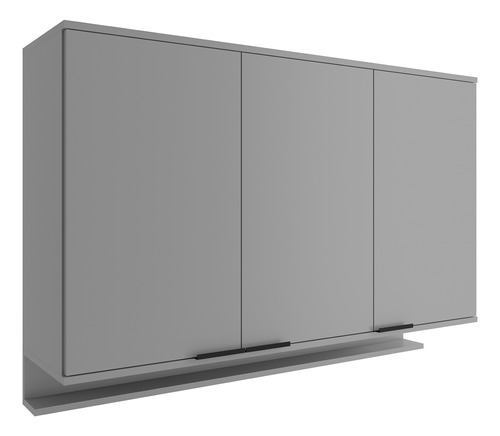 Mueble Superior Multiuso Cocina 120cm Mdp 3 Puertas Titanium