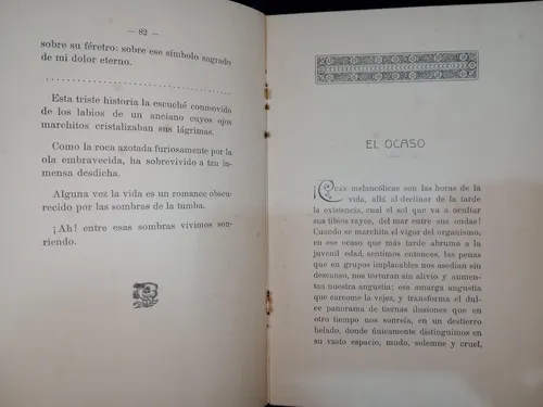 Libro Arreboles Del Ocaso José Ignacio Garmendia 1917