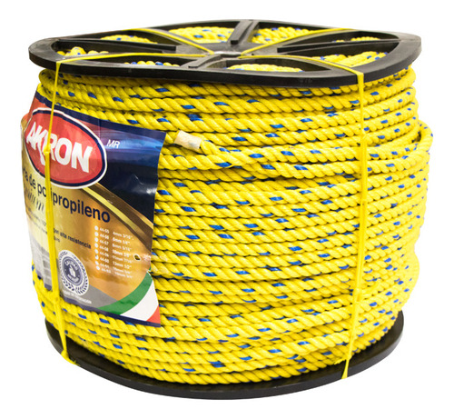 Cuerda O Soga Polipropileno 13mm 1/2 30kg Rollo Akron 44-60