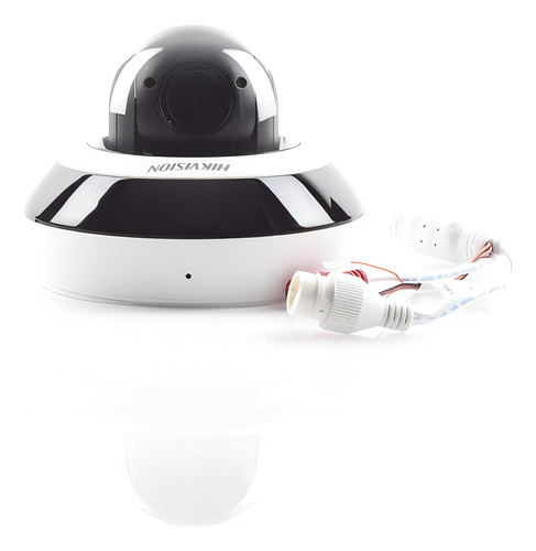 Camara HIKVISION Mini Domo Ptz Ip POE 4 Megapixel 4x Zoom DARKfighter microfono integrado IK10 Antivandálica Microsd no incluida