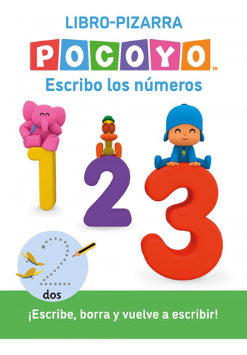 Libro Pocoyó. Lectoescritura - Escribo Los Números. (libro-p