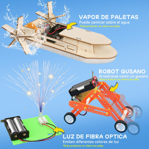 Juego De 9 Proyectos De Experimentos Científicos Robótica Ni