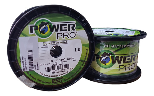 Linha Multifilamento 4x Power Pro 15lb (0,19mm) 1500yd 1370m