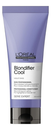 Acondicionador Matizador Violeta Cabello Rubio Blondifier Cool 200 ml L'Oréal Professionnel