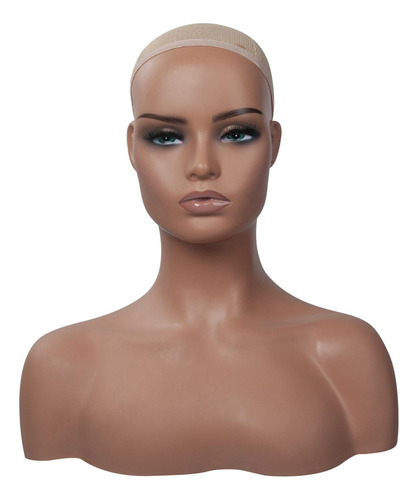 Busto De Cabeza De Maniquí Para Mujer, Modelo Con Hombro,