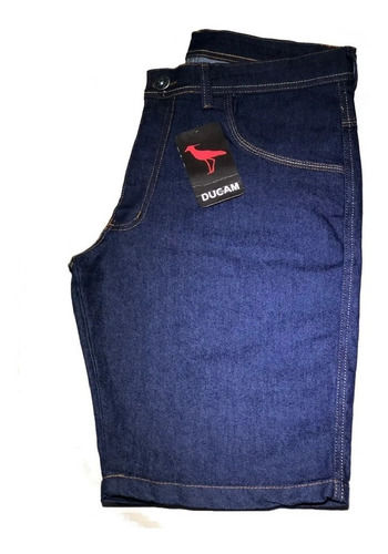 Imagem 1 de 1 de Bermuda Jeans Masculina Com Lycra Elastano Nf Envio Full