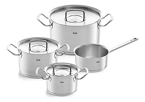 Set De Ollas De Acero Inoxidable Fissler Original-profi Coll