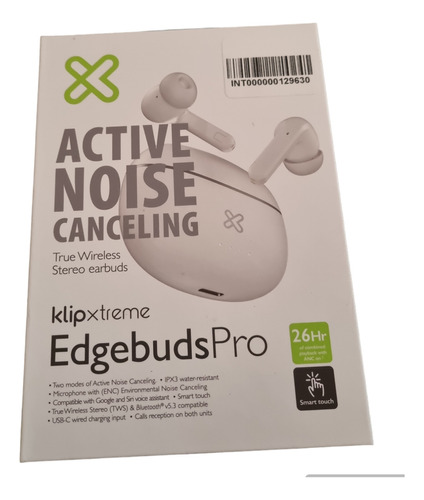 Audifonos Klipxtreme Edgebudspro Blanco 