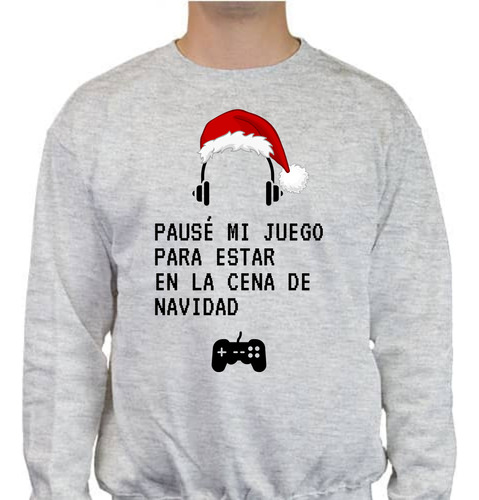 Sudadera Gamer Para Navidad - Ugly Sweater - Santa Claus