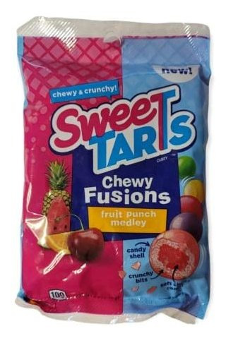 Mentas Sweettarts Chewy Fusions, Mezcla De Ponche De Frutas,