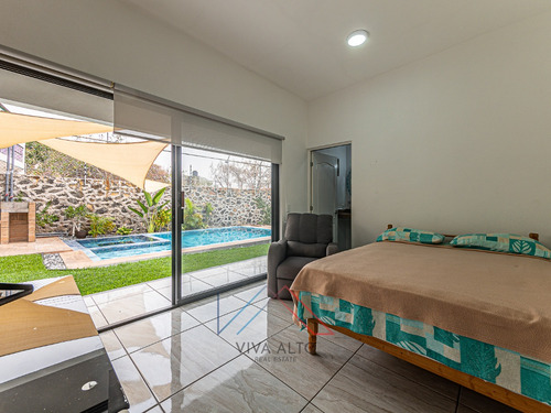 Casa Nueva De 1 Nivel En Fraccionamiento Con Alberca Y Jacuzzi_oaxtepec/ Cocoyoc Morelos