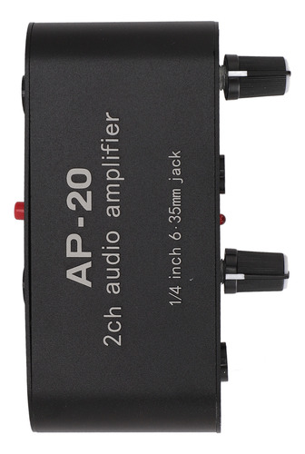Amplificador Estéreo De 2 Canales Professional Balance 6.35