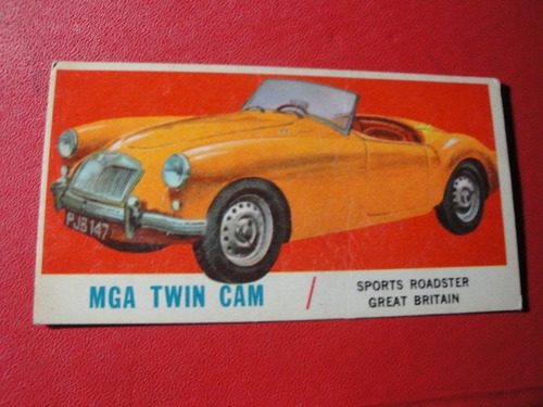 Figuritas Divertidas Autos Sport Mga Twin Cam Nº13