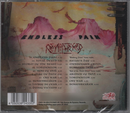 Cd Kreator - Endelles Pain - Com Bônus Remast Novo_lacrado