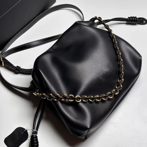Bolso En Forma De Nube De Piel Para Mujer Con Logotipo, Mode