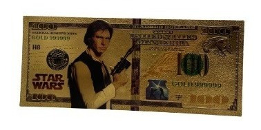 Billete 100 Dolares De Coleccion Star Wars Han Solo