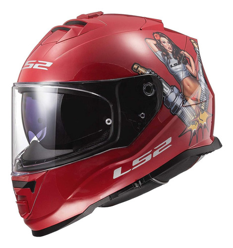 Helmets Assault - Casco Integral Para Motocicleta Con Visera