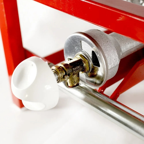 Anafe Industrial Quemador Foco 1 Hlla 10000 Cal/h Caño Rojo