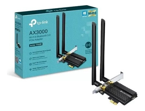 Adaptador Tarjeta Wifi 6 Bluetooth Tp-link Tx50e/ Crisol