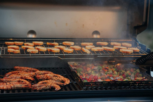 Parrilla De Gas Propano Liquido Color Azul Marca Weber
