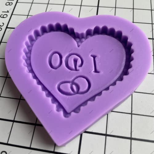 Anyana Wedding Love Baking Molds Heart With I Do Silicone Fo