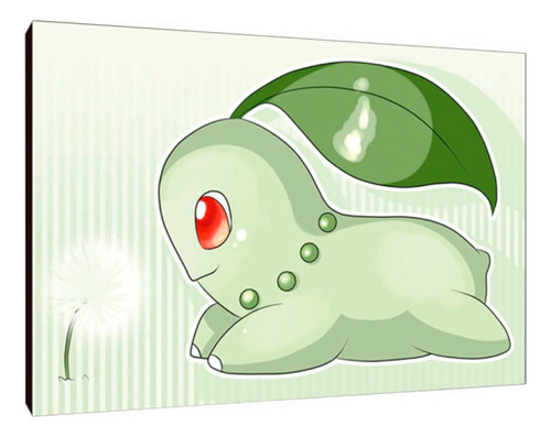 Cuadros Poster Pokemon Chikorita 60x90 (ita 3)