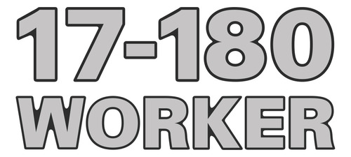 Adesivo Emblema Resinado Volkswagen 17-180 Worker Fgc