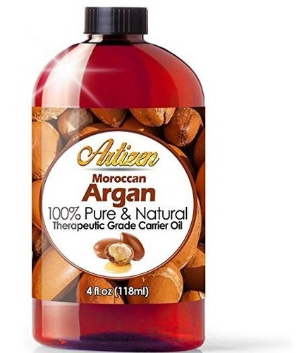 Aceite De Argán De Marruecos - 4 Botella Onza (100% Puro Y N