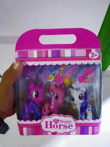 Juego De Ponys Con Sus Peines