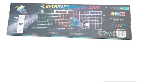 Kits Teclado Y Mouse  Gamers /láser Jx-kt288 /rgb