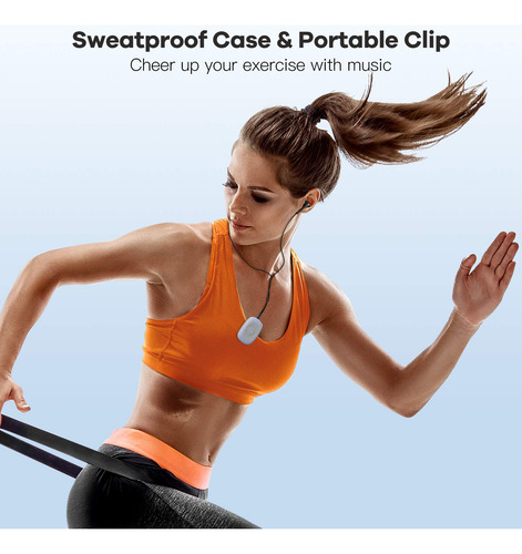 Reproductor De Mp3 Agptek 64 Gb Con Clip Y Fm Shuffle Color