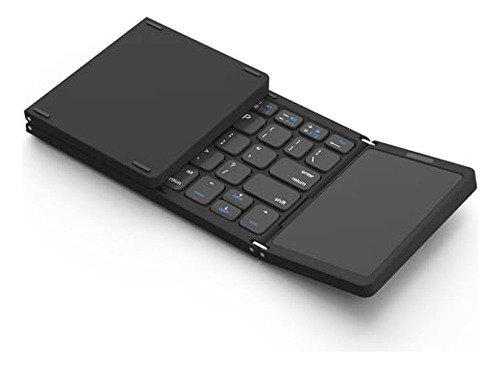 Teclado Bluetooth Plegable Erkovia, Portátil Y Tríptico