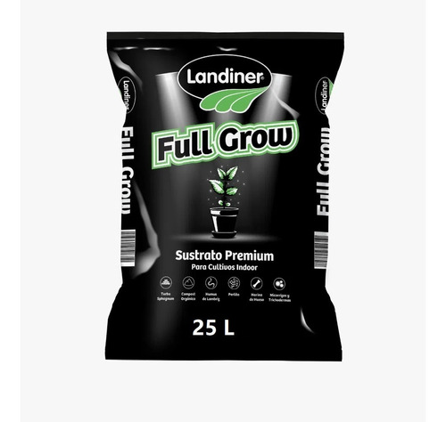 Sustrato Landiner Full Grow 25 L Cultivo Indoor Y Exterior