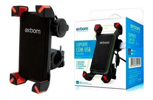 Imagem 2 de 2 de Suporte De Smartphone Para Moto De 4.5 A 7.5'' Sp-ca54