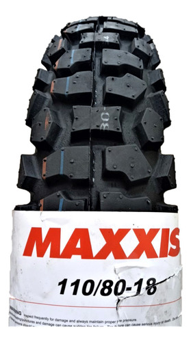 Llanta 110/80-18 Maxxis M6034 Doble Proposito + 12 Meses