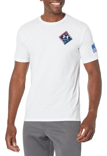 Under Armour Polera De Manga Corta Standard Freedom Eagle 