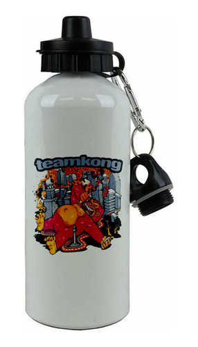 Botella Aluminio Hoppy Doble Tapa King Kong Ar103