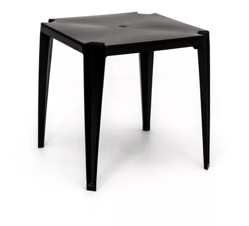 Conjunto de Mesa com Poltrona Spazio cor Branca - Rei do Plástico