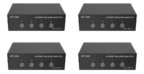 4 Piezas Manual De Caja De Interruptores 4 Port Impresora