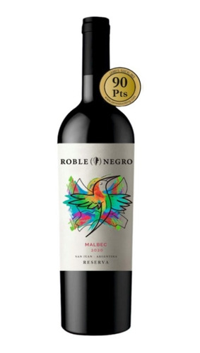 Vino Roble Negro Malbec 750cc San Juan