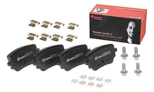 Balatas Traseras Bajos Metales Brembo Glb35 Amg 2021 A 2022