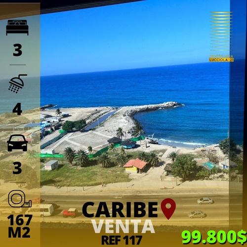 En Venta Hermoso Ph En Caribe 167m2 Ref 117
