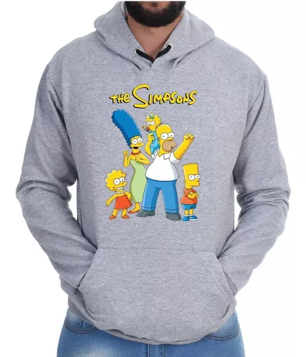 Moletom Canguru Unissex Blusa Bart Simpsons Triste (, P) em