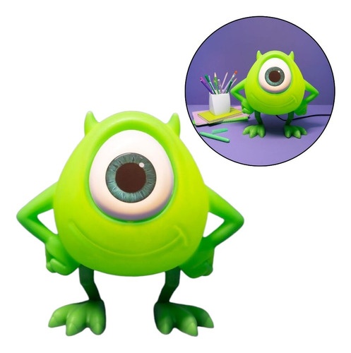 Luminária De Mesa Mike Wazowski Do Monstros S.a Disney