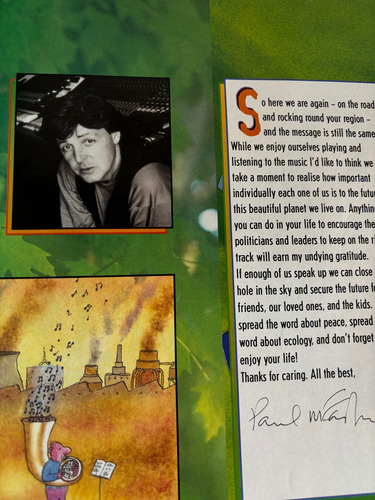 Revista De Colección Paul Mc Cartney. 1993 New World Tour (Usado)