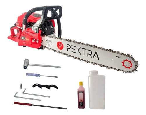 Motosierra Naftera Profesional 52cc 2.7hp Pektra 20 Aceite